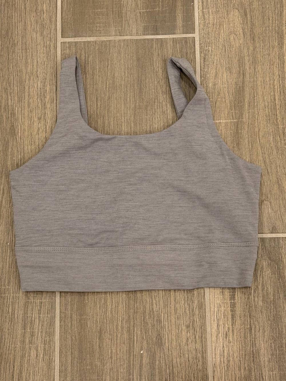 Nike Light Gray Dri-FIT Yoga Sports Bra